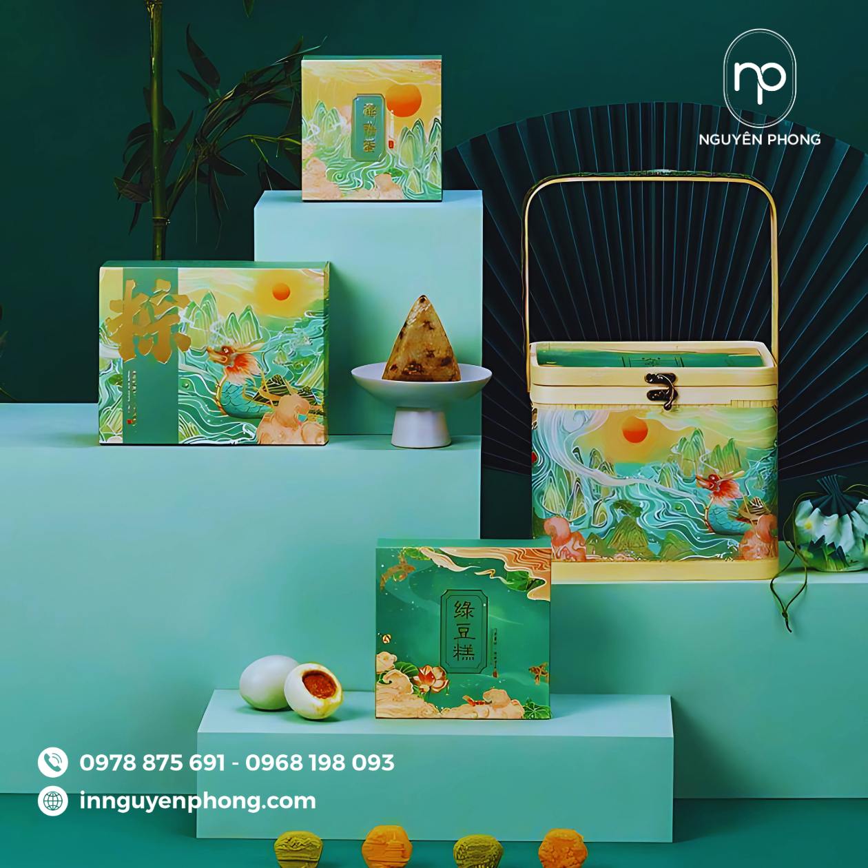 Mẫu hộp đựng bánh trung thu